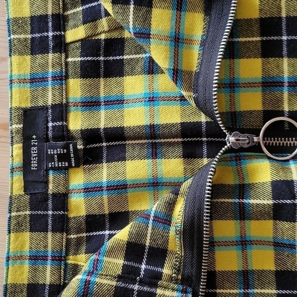 forever 21+ Checked Mini Skirt US 14 - Picture 3 of 6